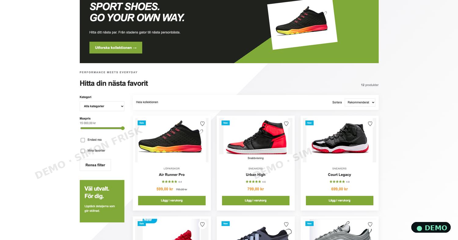 SportyZee – demo